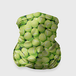 Бандана-труба Узор из теннисных мячей, цвет: 3D-принт
