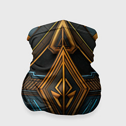 Бандана-труба Орнамент с ромбами в египетском стиле, цвет: 3D-принт