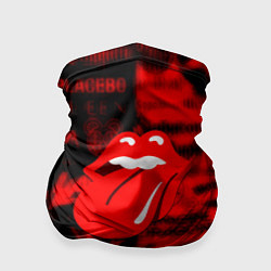 Бандана-труба Rolling Stones logo групп, цвет: 3D-принт
