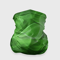 Бандана-труба Зеленый дым, цвет: 3D-принт