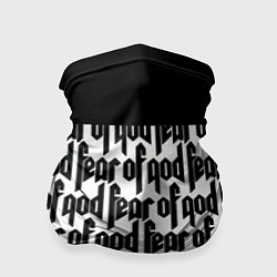 Бандана-труба Fear of God, цвет: 3D-принт