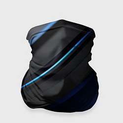 Бандана-труба Вихрь синего, цвет: 3D-принт