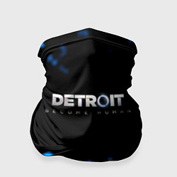 Бандана-труба Detroit become human голубая кровь, цвет: 3D-принт