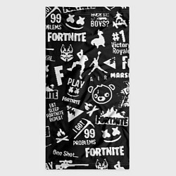 Бандана-труба Fortnite alllogo black, цвет: 3D-принт — фото 2