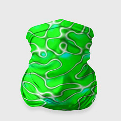 Бандана-труба Светло-зеленый камуфляж, цвет: 3D-принт