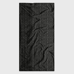 Бандана-труба Ажурный чёрно-серый, цвет: 3D-принт — фото 2