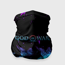 Бандана-труба God of war неоновый шторм, цвет: 3D-принт