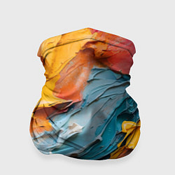Бандана-труба Абстрактная живопись акрилом, цвет: 3D-принт