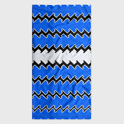 Бандана-труба Синие и белые полосы, цвет: 3D-принт — фото 2