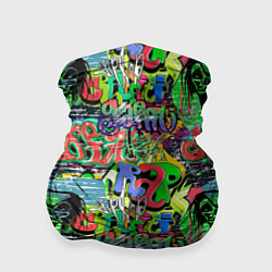 Бандана-труба Graffiti rap, цвет: 3D-принт