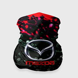 Бандана-труба Mazda краски абстракция спорт, цвет: 3D-принт