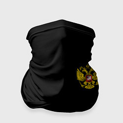 Бандана-труба Россия герб краски красные, цвет: 3D-принт