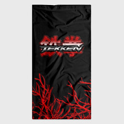 Бандана-труба Tekken файтинг текстура сакура, цвет: 3D-принт — фото 2