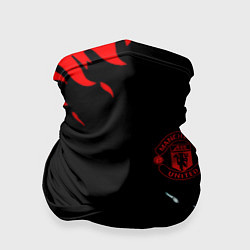 Бандана-труба Manchester United flame fc, цвет: 3D-принт