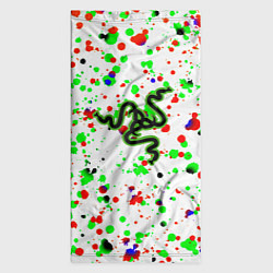 Бандана-труба Razer краски абстрактные, цвет: 3D-принт — фото 2