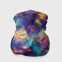 Бандана-труба Космические яркие узоры, цвет: 3D-принт