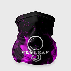 Бандана-труба Flyleaf неоновый огонь, цвет: 3D-принт