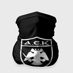 Бандана-труба AEK fc белое лого, цвет: 3D-принт