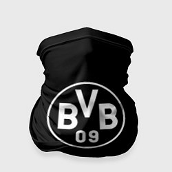 Бандана-труба Borussia sport fc белое лого, цвет: 3D-принт