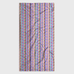 Бандана-труба Искажённые цветные полосы, цвет: 3D-принт — фото 2