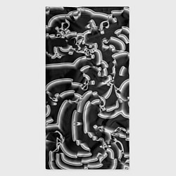 Бандана-труба Абстрактные объемные рельефы, цвет: 3D-принт — фото 2