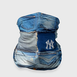Бандана-труба Patchwork - New York yankees baseball team, цвет: 3D-принт