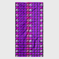Бандана-труба Фиолетовые плитки, цвет: 3D-принт — фото 2