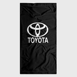 Бандана-труба Toyota white logo, цвет: 3D-принт — фото 2