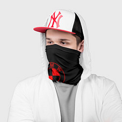 Бандана-труба BMW red logo, цвет: 3D-принт — фото 2