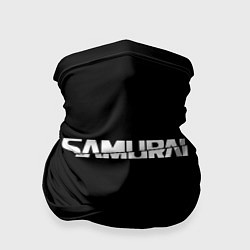 Бандана-труба Samurai logo white, цвет: 3D-принт