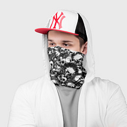 Бандана-труба Панк черепа, цвет: 3D-принт — фото 2