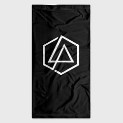 Бандана-труба Linkin park logo white, цвет: 3D-принт — фото 2