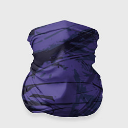 Бандана-труба Абстрактное лицо девушки на фиолетовом - abstract, цвет: 3D-принт