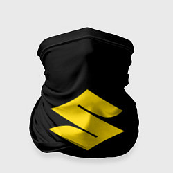 Бандана-труба Suzuki logo yellow, цвет: 3D-принт