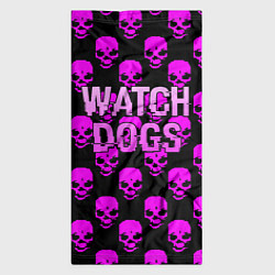 Бандана-труба Watch dogs neon skull, цвет: 3D-принт — фото 2