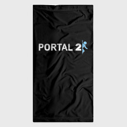 Бандана-труба Portal 2 logo, цвет: 3D-принт — фото 2