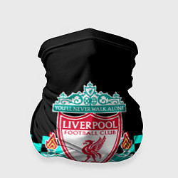 Бандана-труба Liverpool fc sport клетка, цвет: 3D-принт