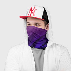 Бандана-труба Абстракция из градиента и линий, цвет: 3D-принт — фото 2