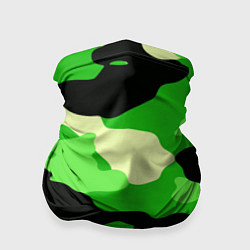 Бандана-труба Зелёный камуфляж текстура, цвет: 3D-принт