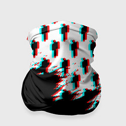 Бандана-труба Billie Eilish pattern glitch, цвет: 3D-принт