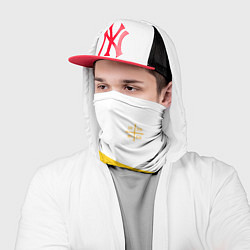 Бандана-труба Сокрушу пред ним врагов его малая желтая Ника Нико, цвет: 3D-принт — фото 2