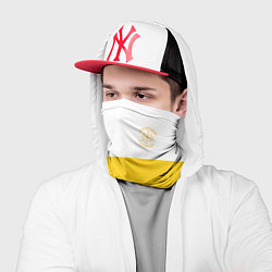 Бандана-труба Мы русские с нами Бог НИКА желтая патриоты, цвет: 3D-принт — фото 2