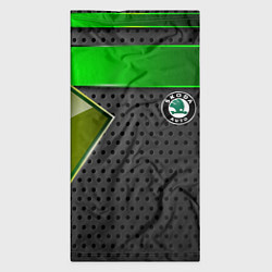 Бандана-труба Skoda metal auto, цвет: 3D-принт — фото 2