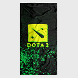 Бандана-труба DOTA2 кислотное лого краски, цвет: 3D-принт — фото 2