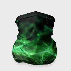 Бандана Зеленая связь текстура