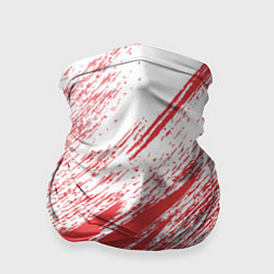 Бандана The color is white and red