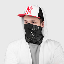 Бандана-труба Кожаная косуха с клепками, цвет: 3D-принт — фото 2