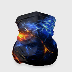 Бандана-труба Лада и лед в разломе плит, цвет: 3D-принт