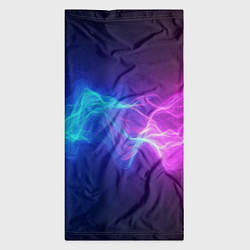 Бандана-труба Звуковая волна неоновый узор, цвет: 3D-принт — фото 2