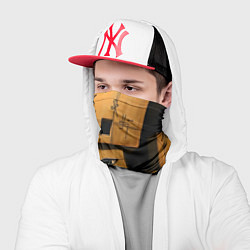 Бандана-труба Глаза в каменных домах, цвет: 3D-принт — фото 2